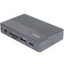 Tooq Docking USB Tipo-C TQE-2242G con Ranura SSD M.2 y Hub 10 en 1 Gris